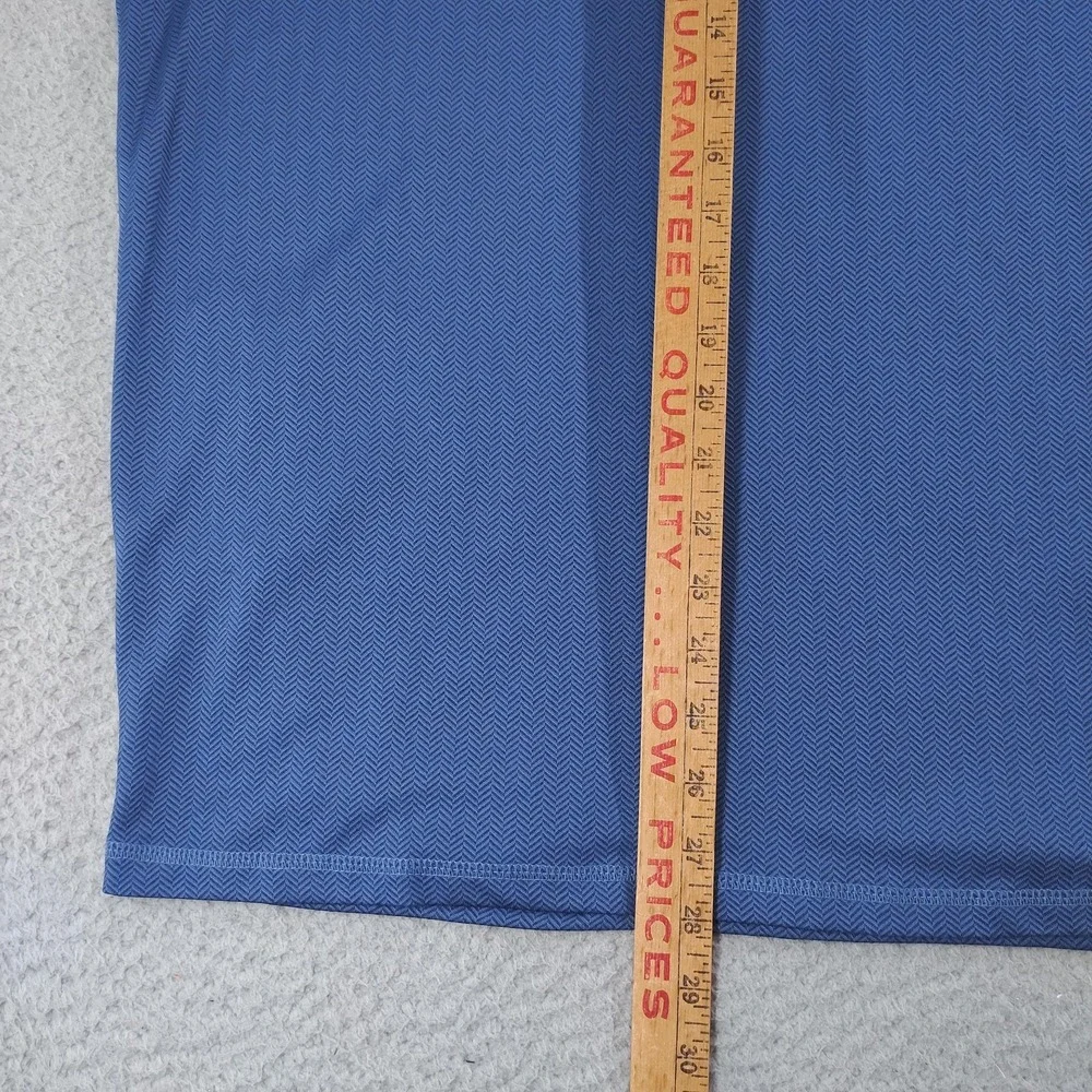 Southern Marsh FieldTec Karst Pullover Mens Small Blue Quarter Zip Stretch